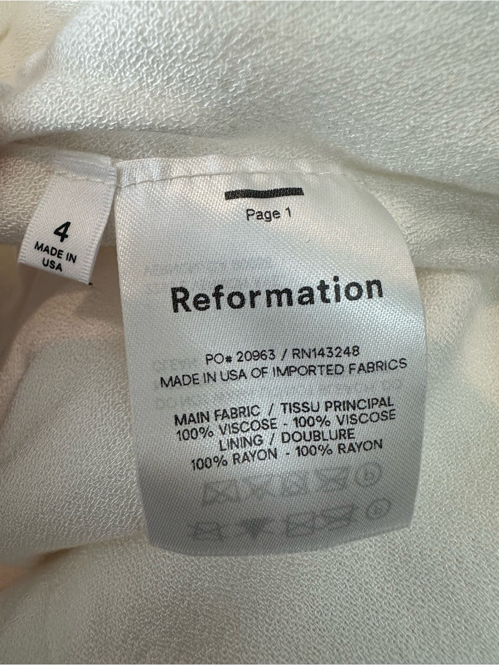 Reformation Ronan Ivory Lace Midi Dress Romantic Corset Size 4 - Picture 7 of 8